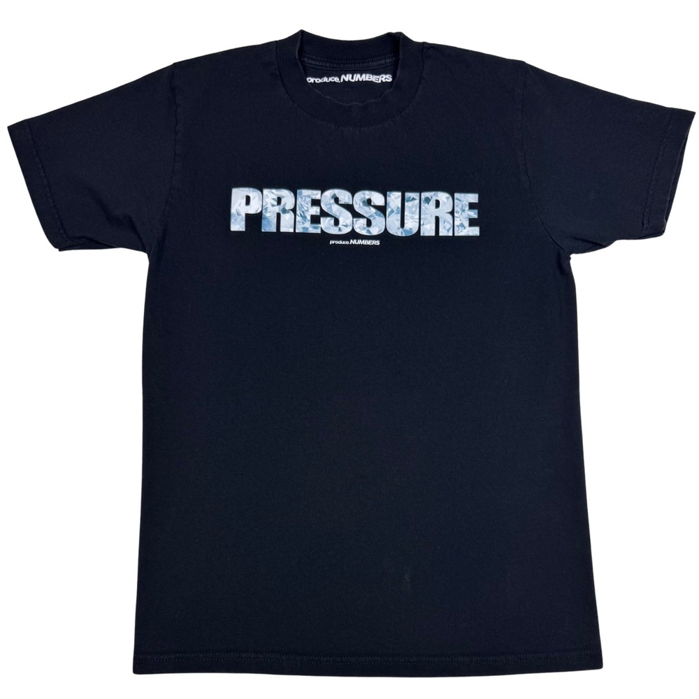 Pressure Produce Numbers Shirt Mens Kohinoor Diamond Cut Print Black Novelty Sm